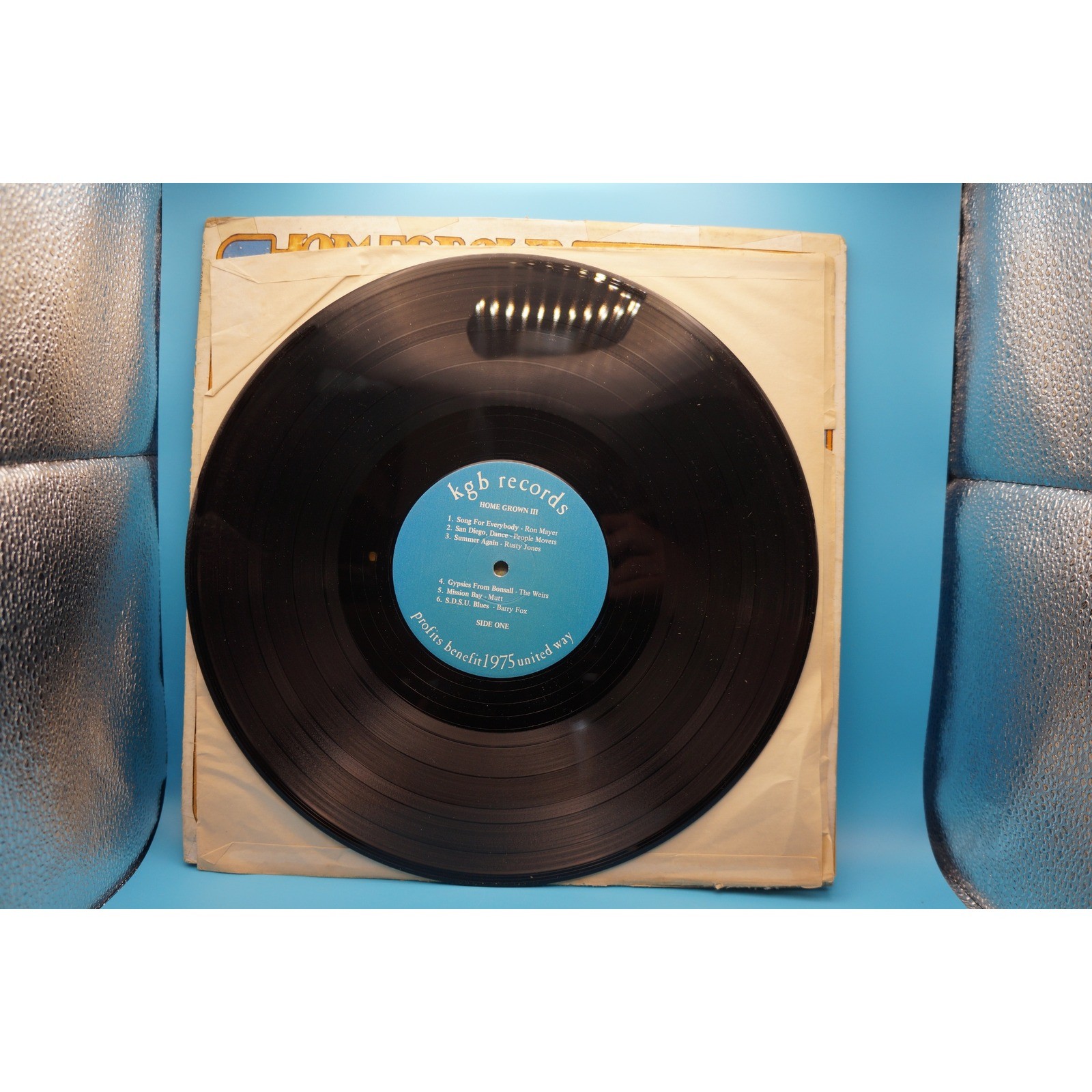 KGB Radio Homegrown III Vinyl LP 1975 San Diego Local Artists Compilation KGB