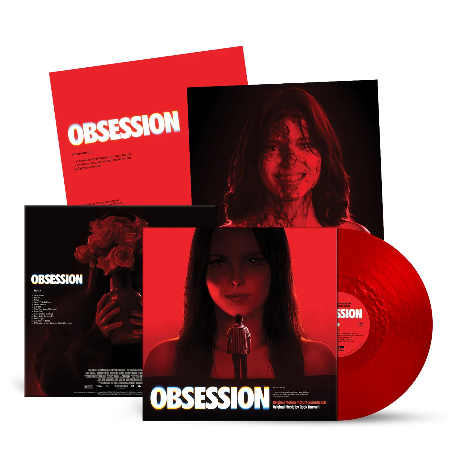Obsession Horror Movie Soundtrack Vinyl Record Limited Color Variant