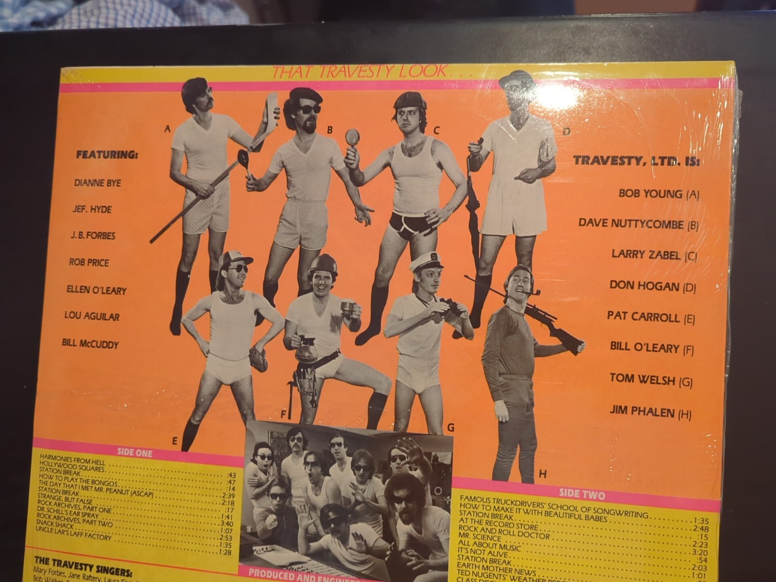 Travesty, Ltd. – Teen Comedy Party Rock Comedy Parody Sealed LP Record