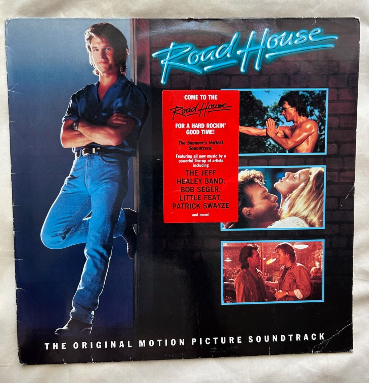 ROAD HOUSE ~Original 1989 1st Press UK Soundtrack Vinyl LP~ VG/EX!
