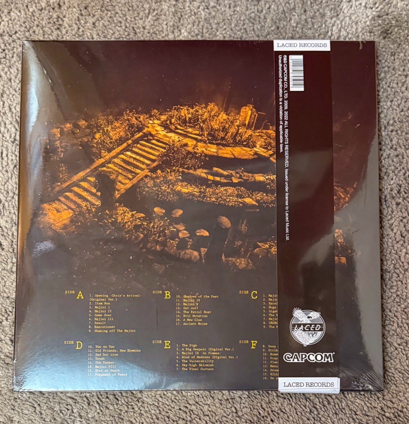 Resident Evil 5 Deluxe Triple Vinyl LP Laced Records