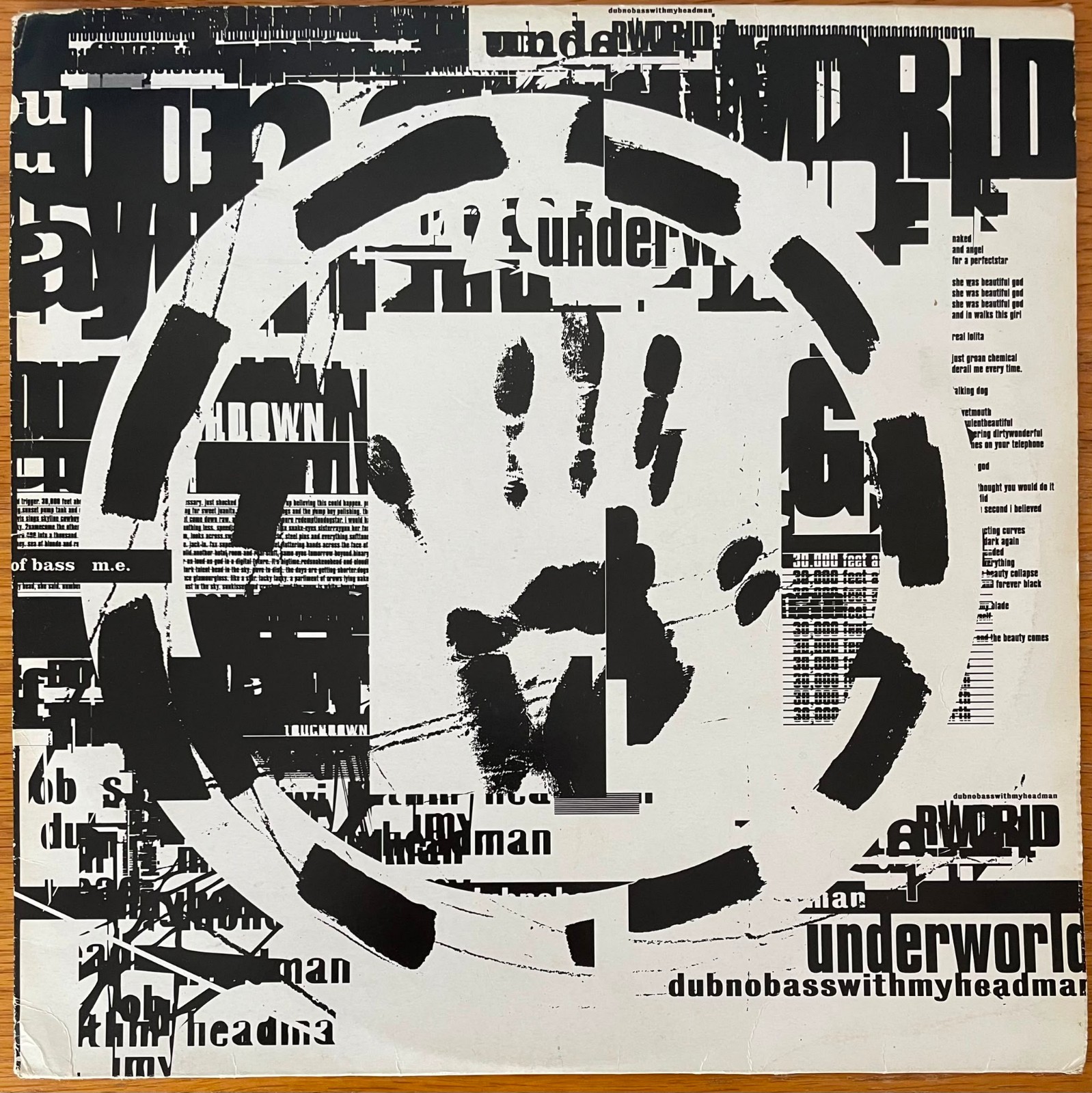 UNDERWORLD – DubNoBassWithMyHeadMan 1st UK 1994 Press 2xLP