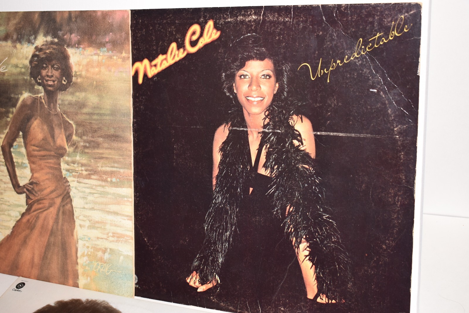 Lot of 3 Natalie Cole Vinyl, LP Natalie, Unpredictable & Thankful