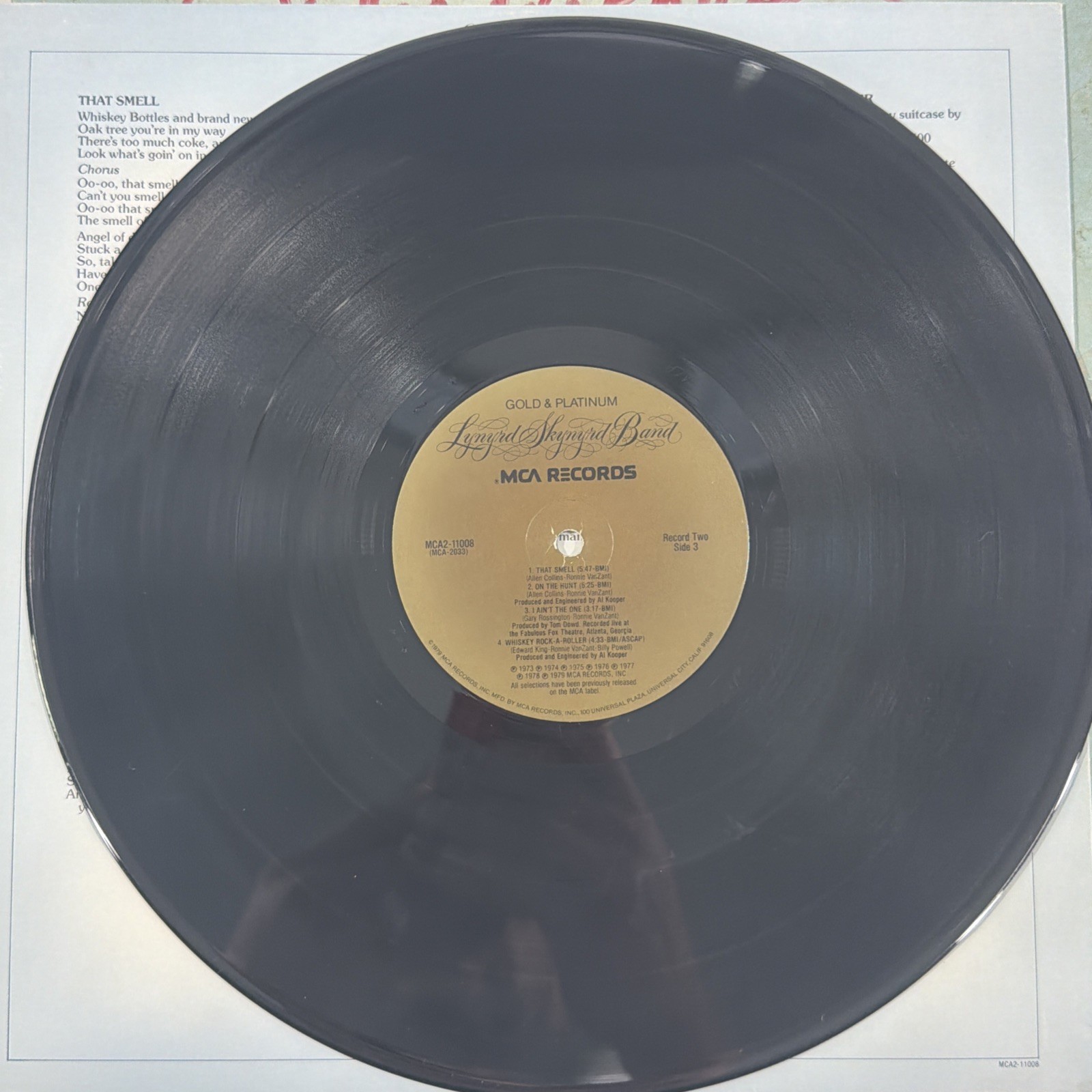 Lynyrd Skynyrd Gold & Platinum Band Double LP Vinyl Records 79