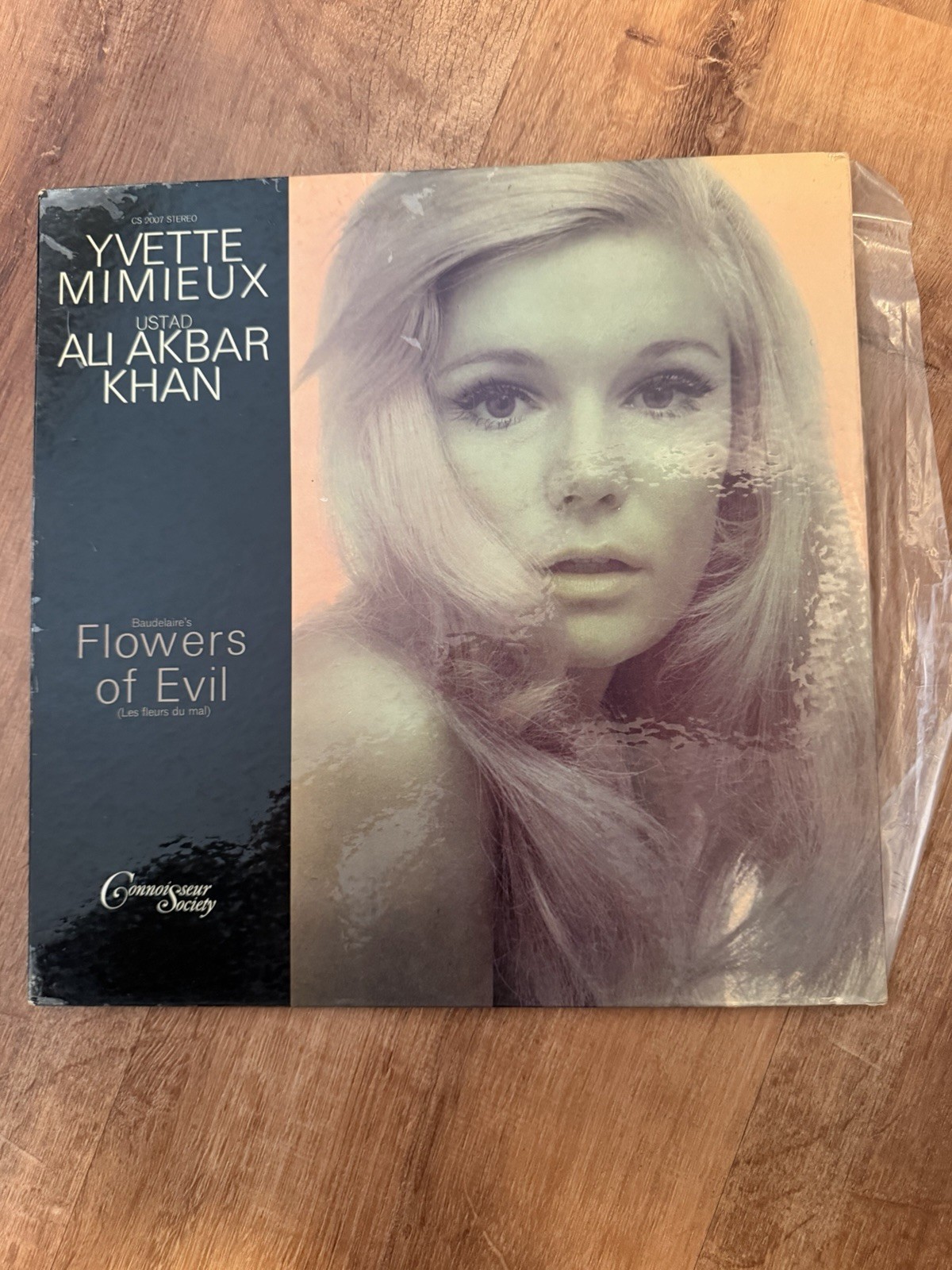 Yvette Mimieux/Ustad Ali Akbar Khan Baudelaire’s Flowers of Evil Vinyl LP CS2007