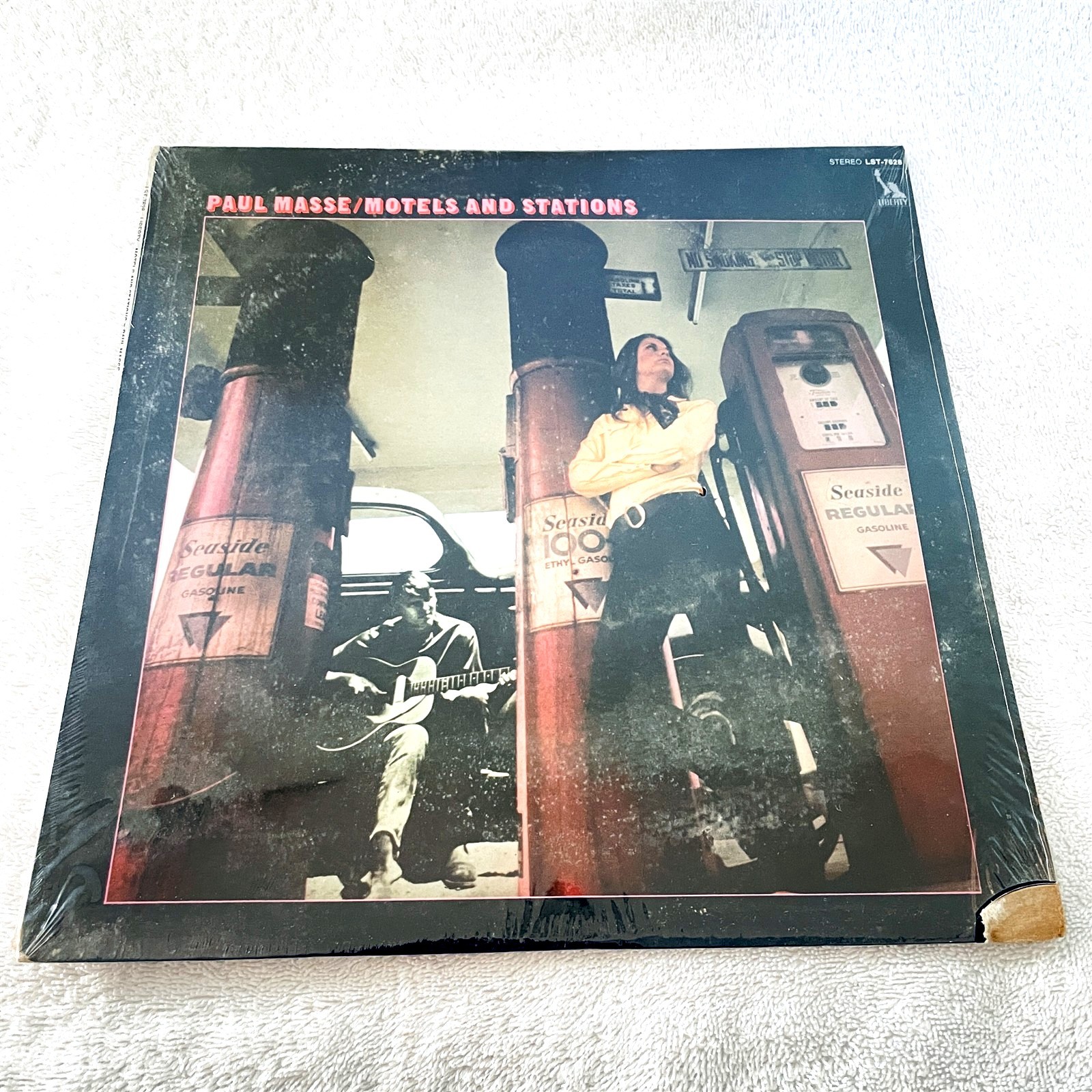 Paul Masse “Motels And Stations” 1969 Psych/Rock LP, SEALED!, Water Damage