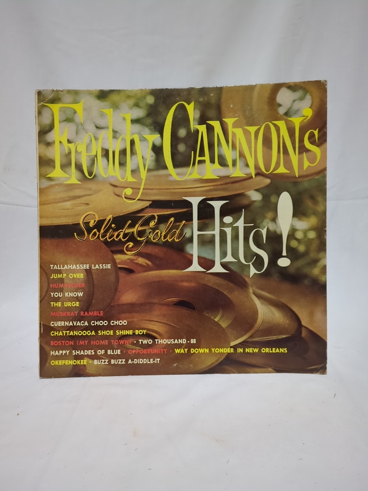 FREDDY CANNON: solid gold hits SWAN 12″ LP Vinyl Record 33 RPM
