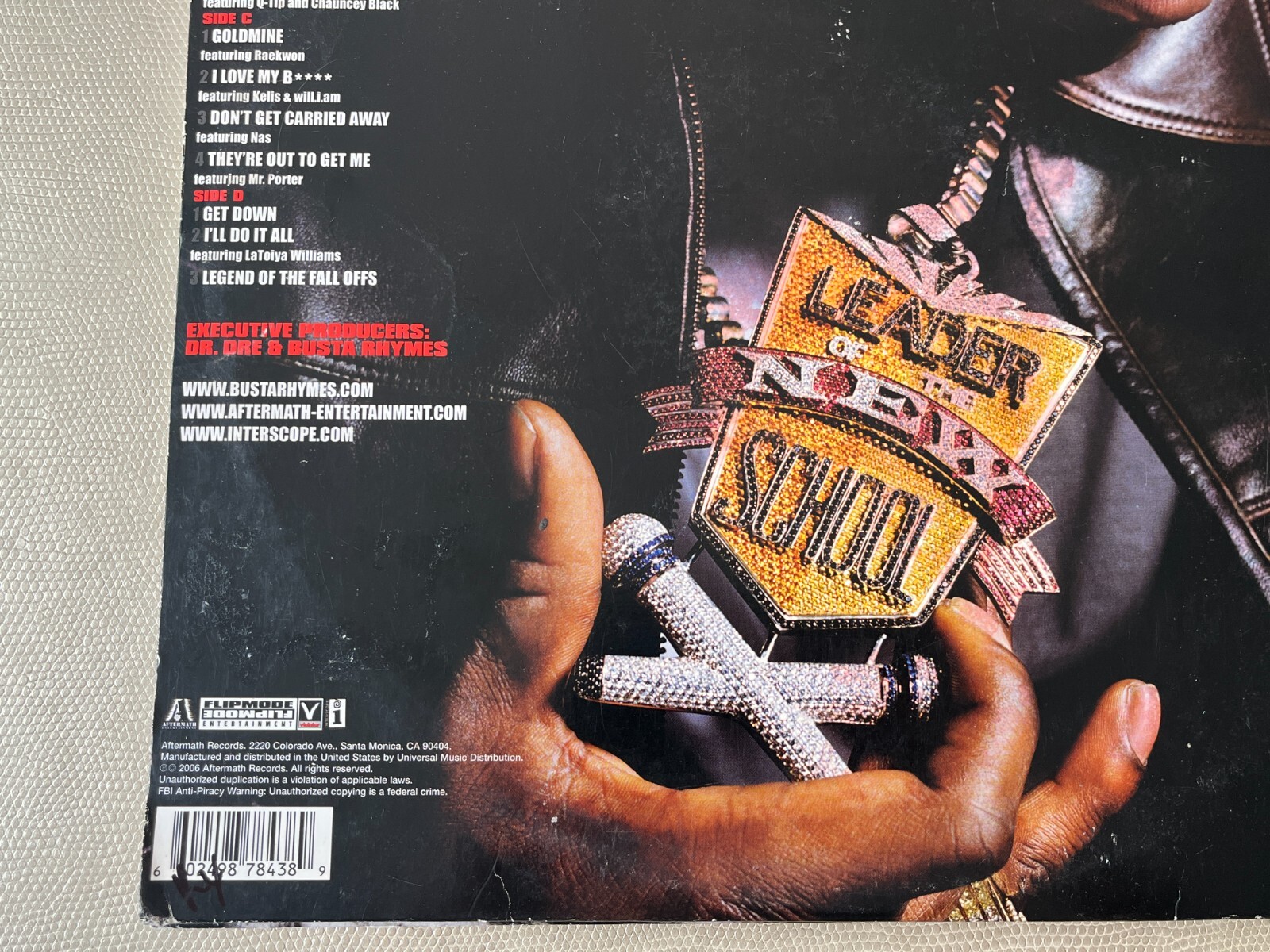 Busta Rhymes The Big Bang 2 LP Vinyl Original Pressing 2006 Aftermath Label USED