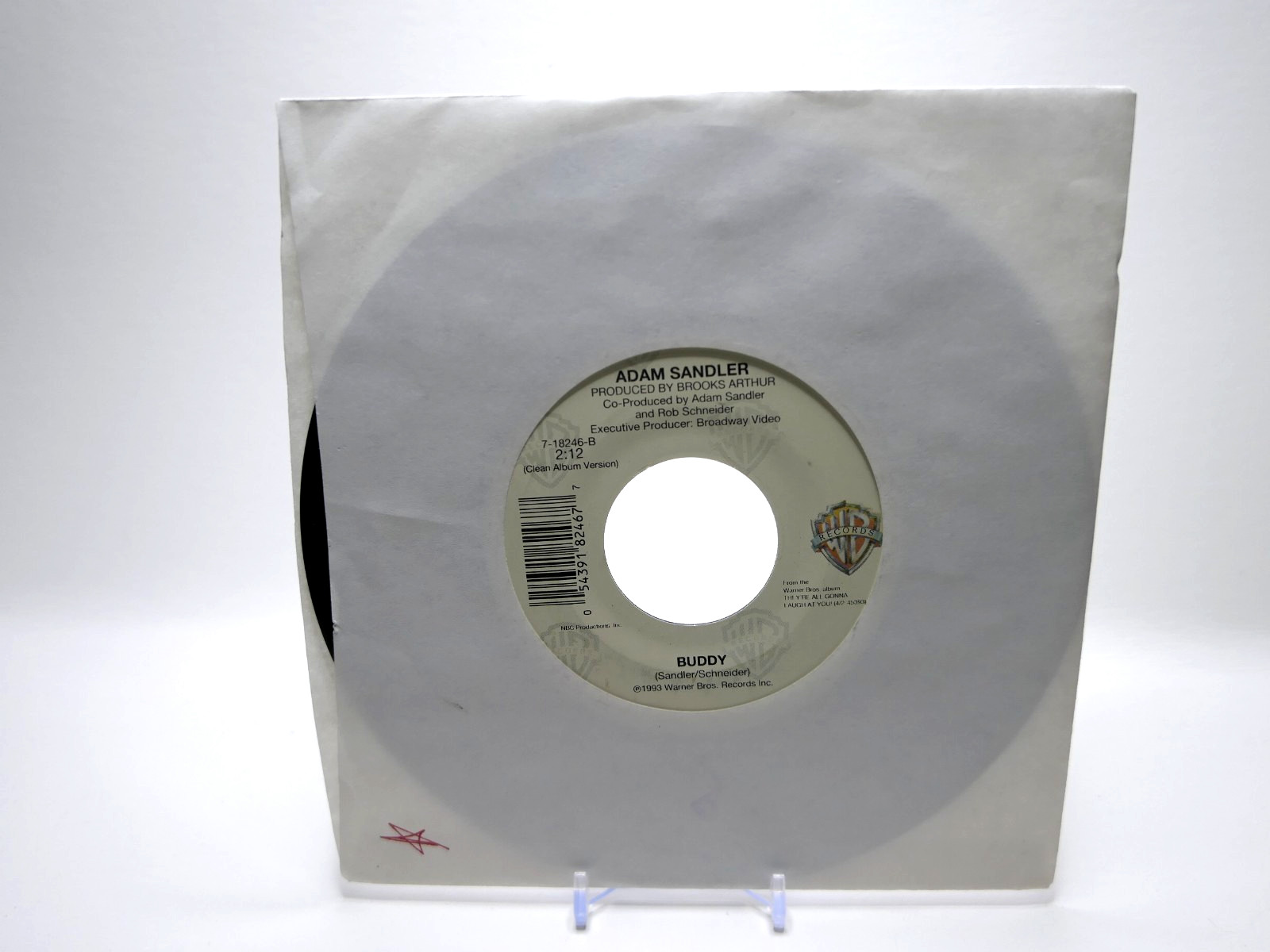 Adam Sandler – Lunchlady Land / 1993 7-18246 Vinyl, 7″, 45 RPM EX