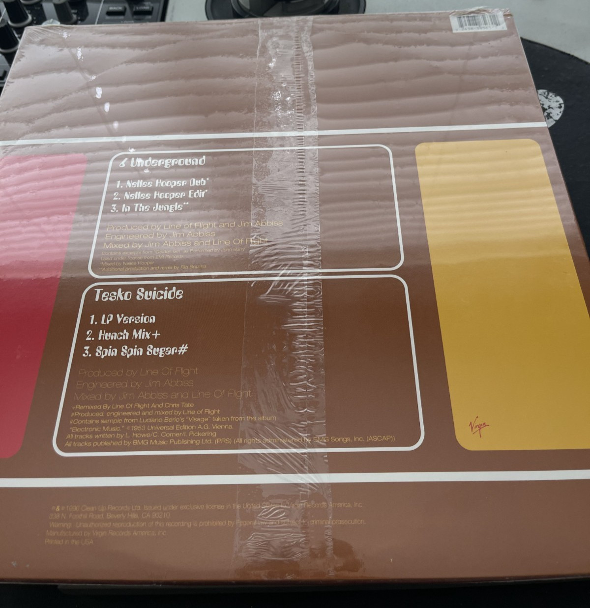 Sneaker Pimps – 6 Underground OG 1996 Press 12″ in Picture Cover SEALED MINT