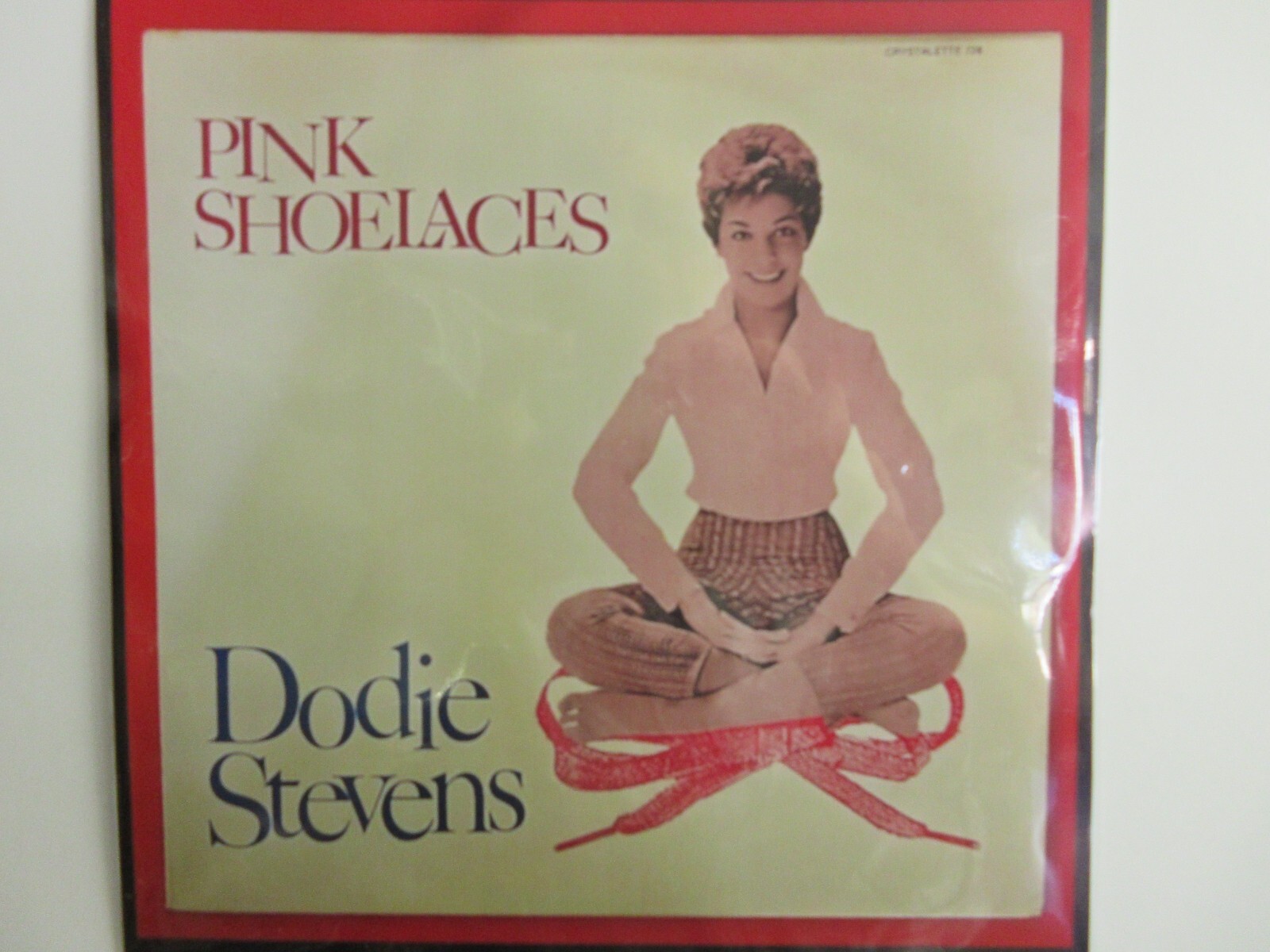 💥 ‘ DODIE STEVENS ‘ HIT 45 + PICTURE [ PINK SHOE LACES ] 1959 ! 💥