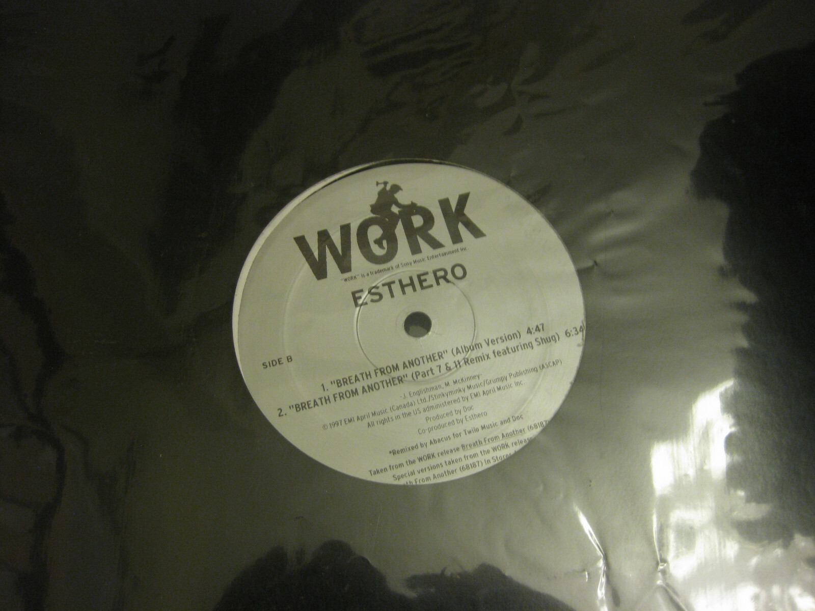 Esthero ‎– Breath From Another (1998) Work ‎– L-49797 vinyl 12″ single NEW