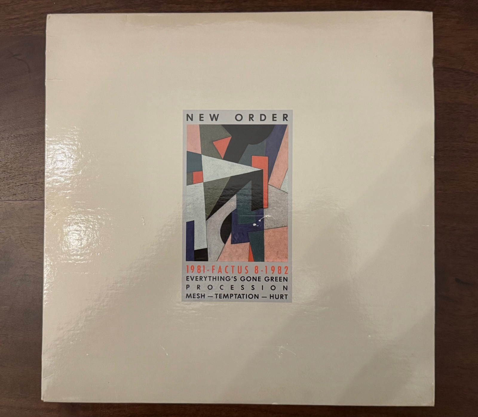 1st Press NEW ORDER-1981-1982~ORIG. 1982 Factus 8 LP Record~Joy Division~EX/VG+