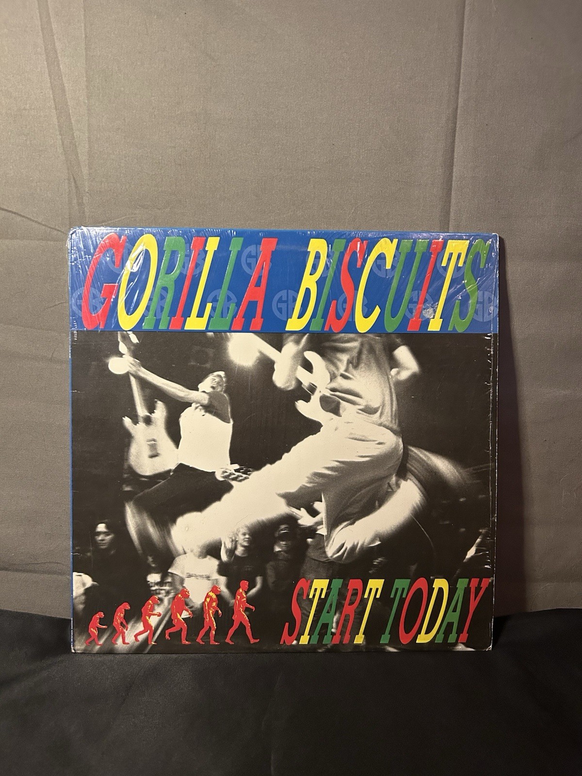 Gorilla Biscuits – Start Today First Press 1989 Revelation Embossed Cover SHRINK