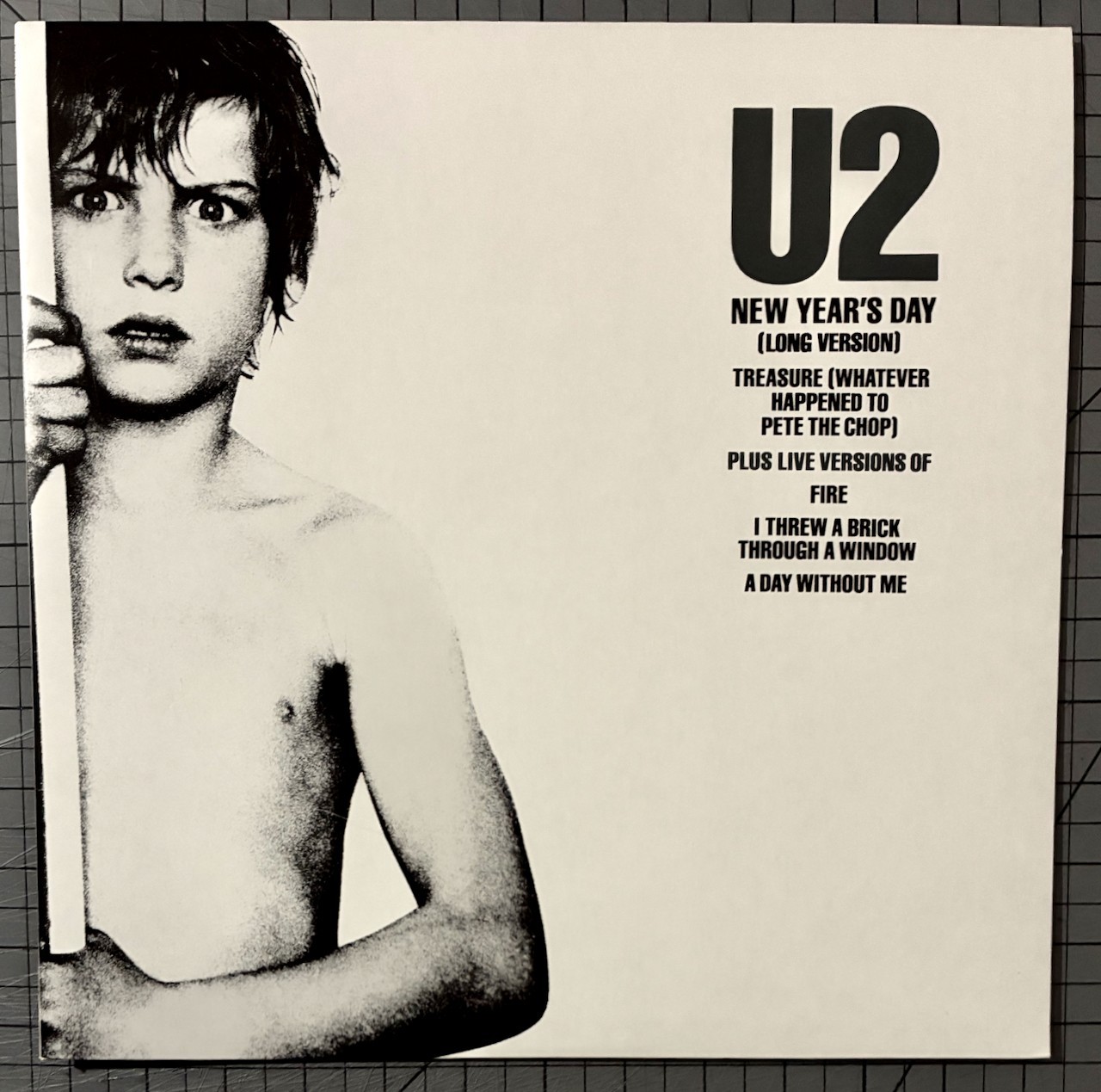 U2 New Year’s Day 1983 Island Records 18S-183 Vinyl 12″ Single Japan Release NM