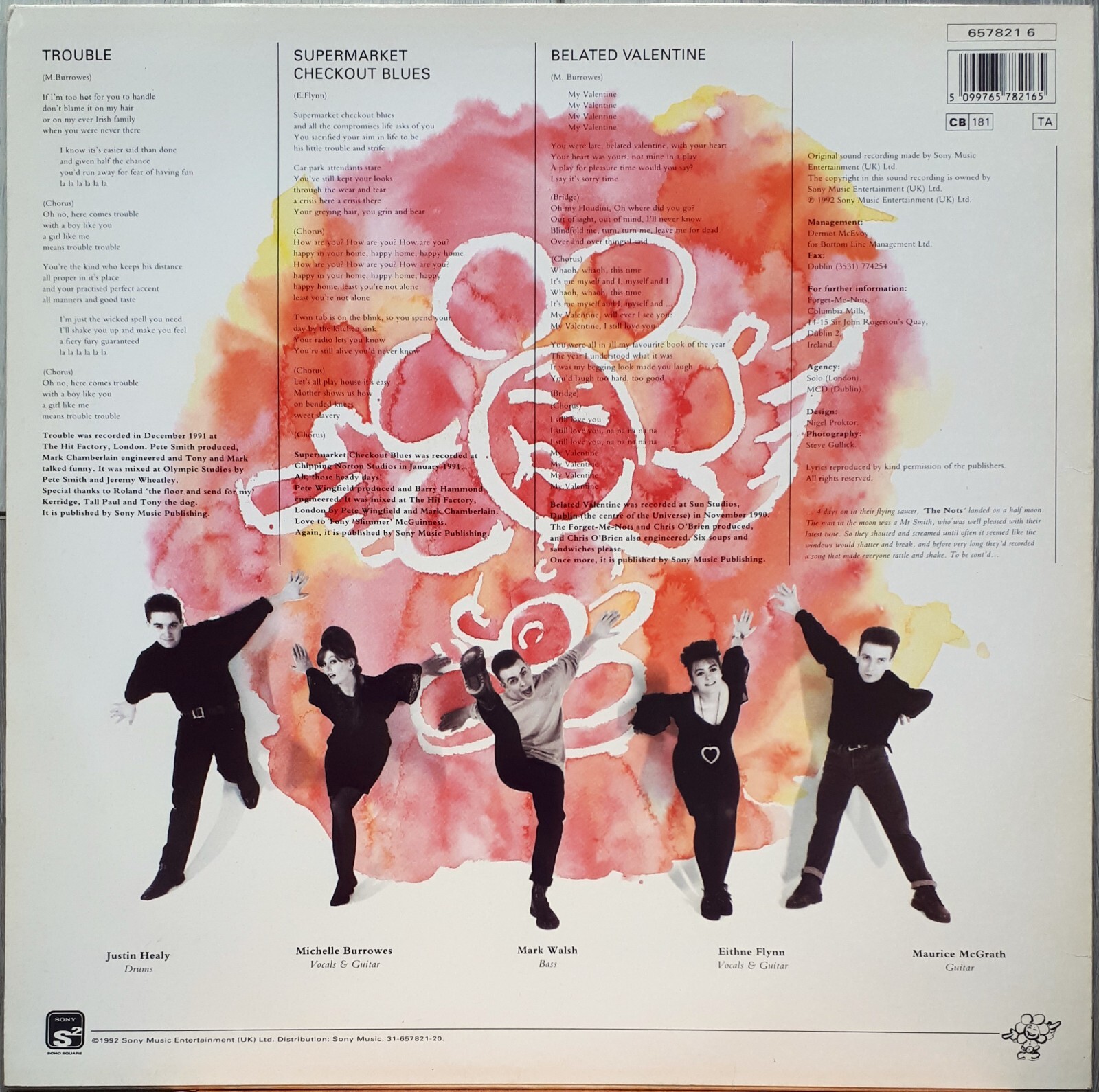 FORGET-ME-NOTS – Trouble 1992 12″ VINYL 90’S INDIE ROCK / POP