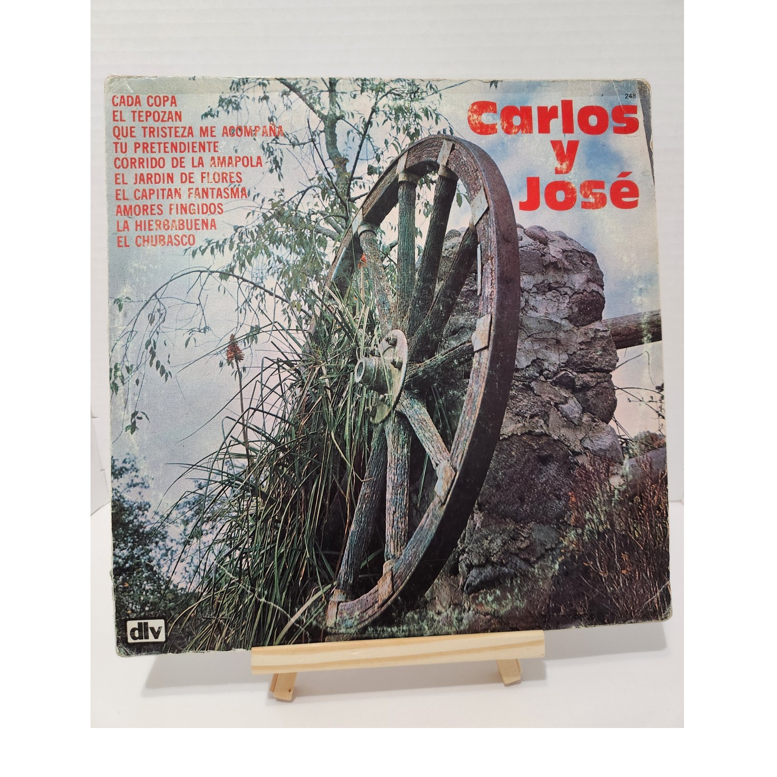 Carlos y José LP DLV Musart DLV 248 1980 12″ 33 RPM Regional Mexican Corrido