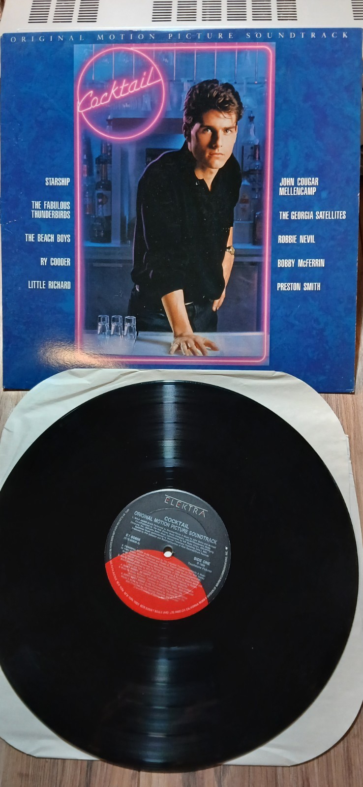 Cocktail Original Soundtrack Vinyl Motion Picture Record LP Excellent Condition