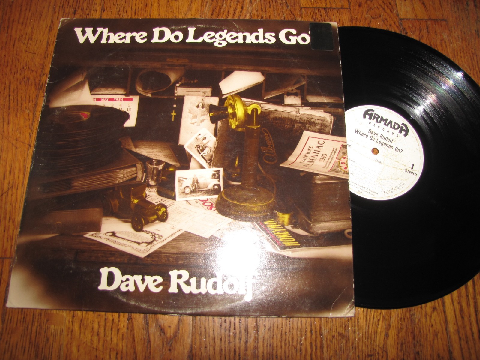 DAVE RUDOLF – WHERE DO LEGENDS GO – ARMADA RECORDS LP