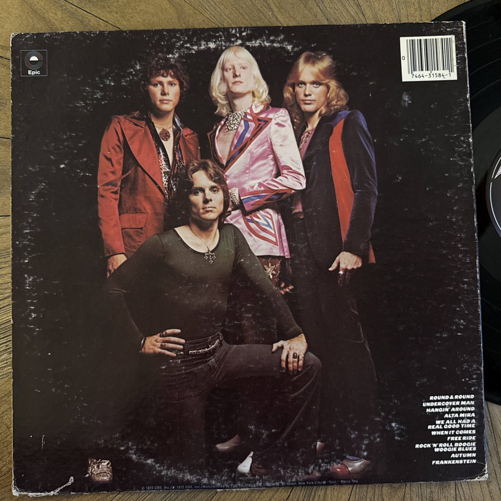 EDGAR WINTER GROUP: They Only Come Out At Night LP 1982 Reissue EPIC VG+/VG