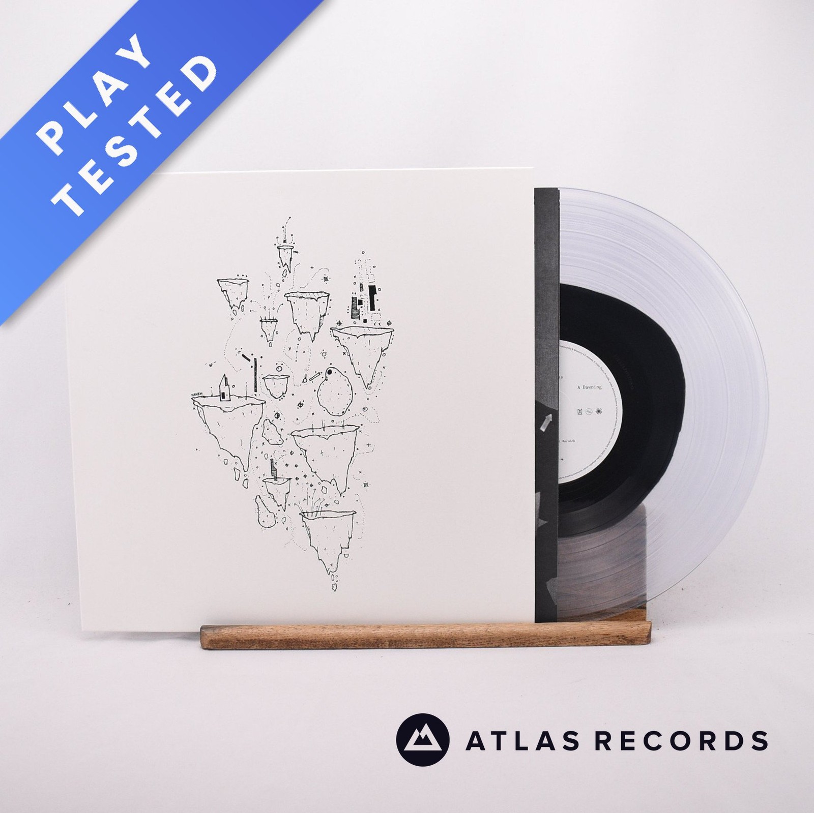 Ólafur Arnalds A Dawning Clear W/ Black Yolk LP Album Vinyl Record – EX/NM