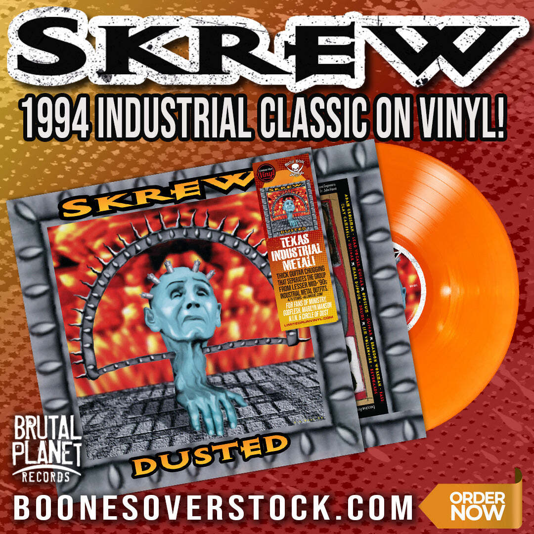 Skrew – Dusted (Orange Vinyl, 2025, Brutal Planet) 90’s Industrial/Metal Monster