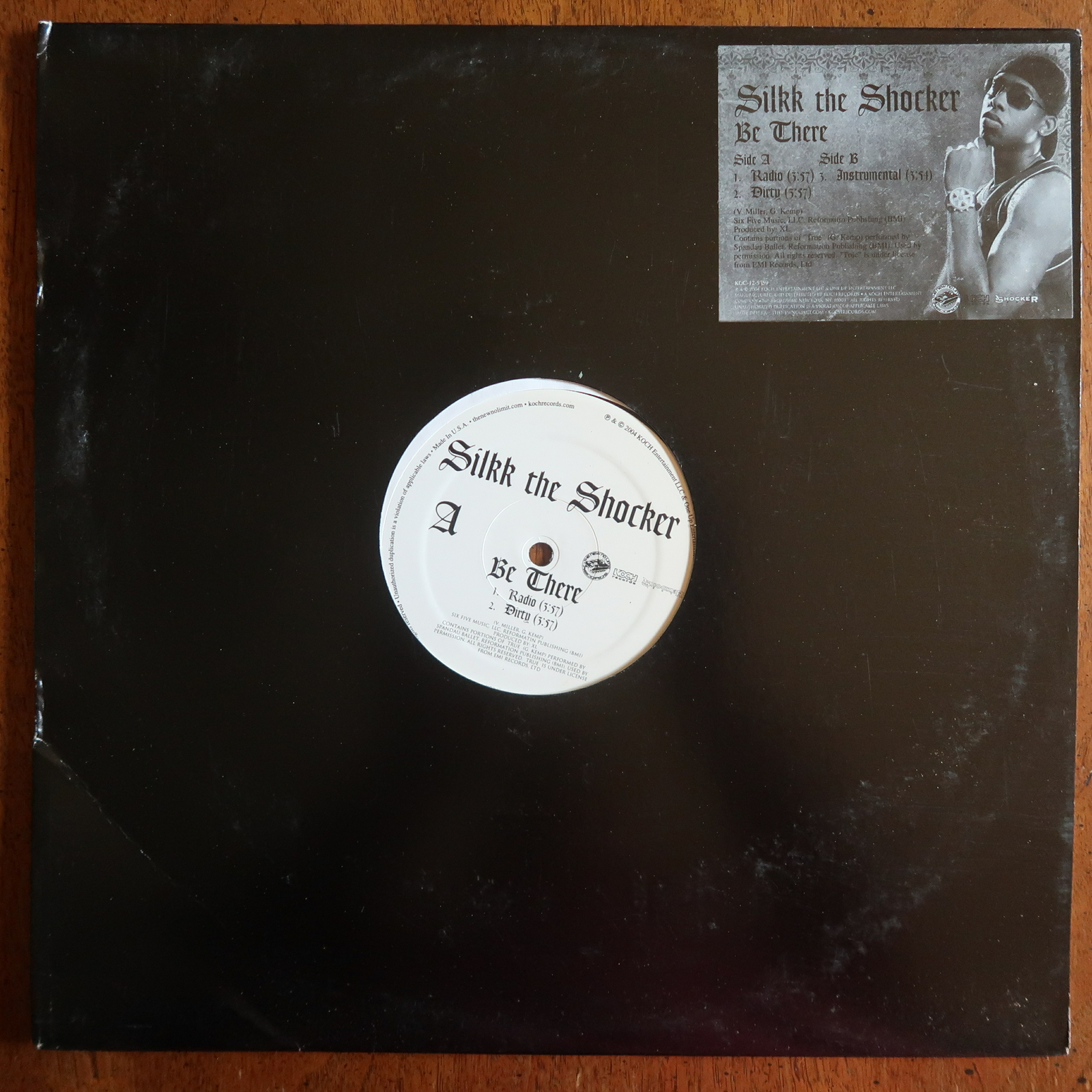 SILKK THE SHOCKER BE THERE 12″ VINYL SINGLE KOCH RECORDS EXC COND 11