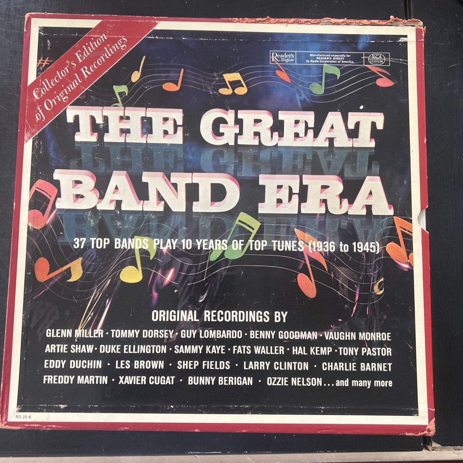 The GREAT BAND ERA 1936-1945 Ten Records Box Set Vintage VINYL Albums