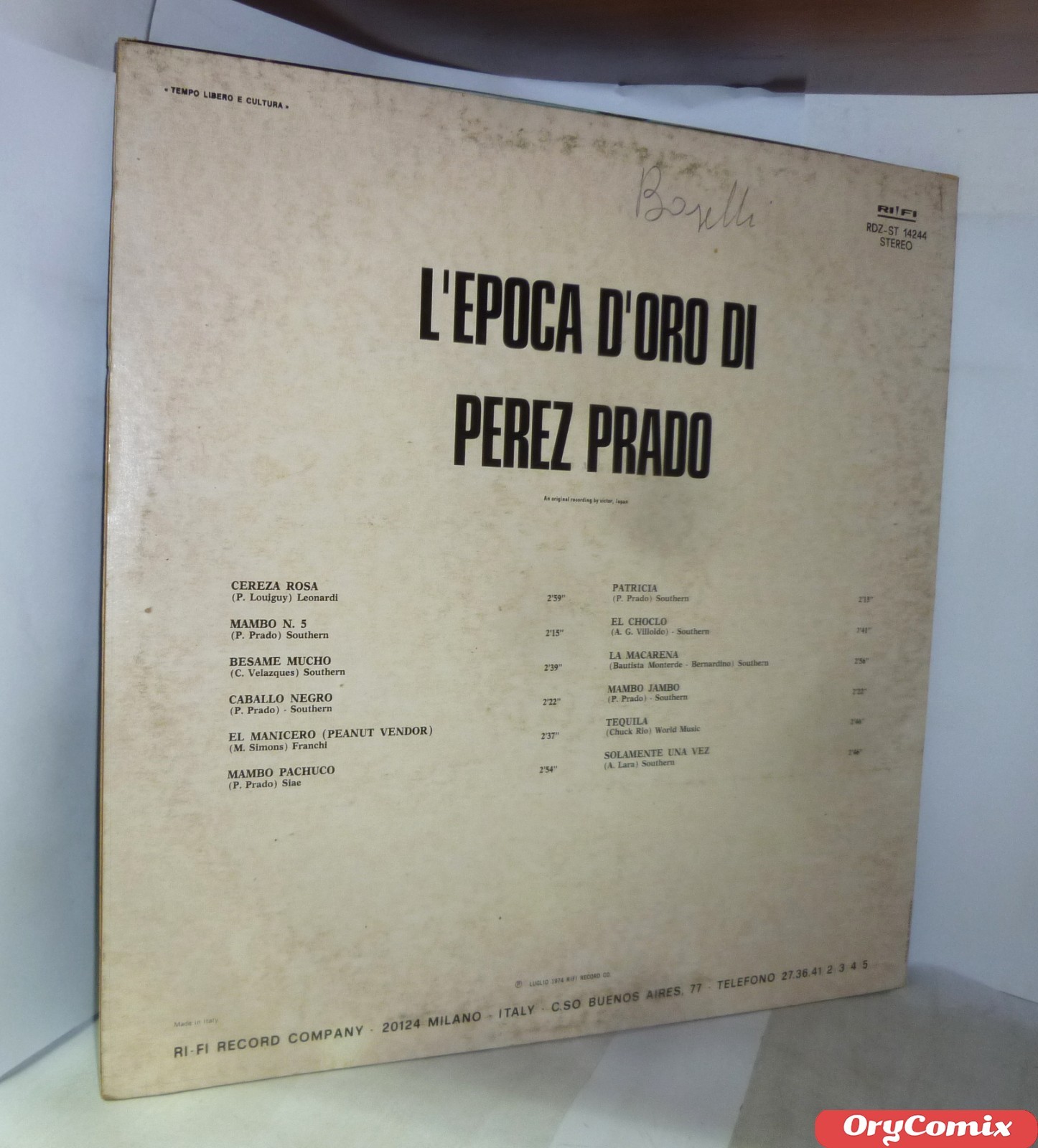 The Golden Age Of Perez Prado – Vinyl LP 12″ Inches 33 RPM Excellent