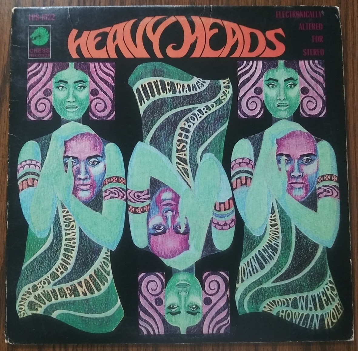HEAVY HEADS – Various Artists 1968 Vinyl LP Chicago Blues Chess Records LPS-1522