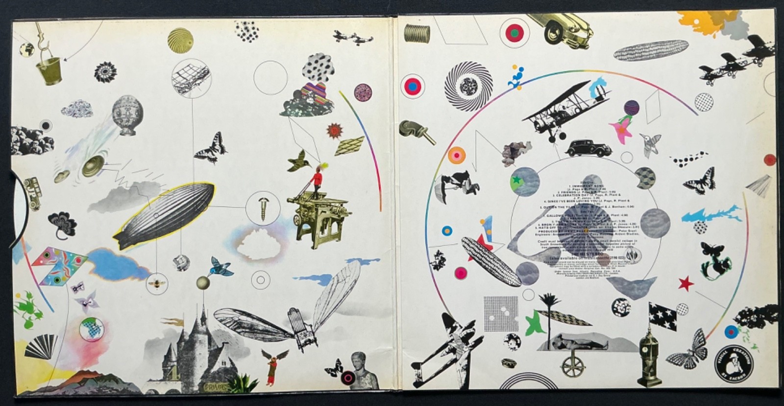 LED ZEPPELIN LED ZEPPELIN III ORIGINAL UK RED/PLUM A5/B7 “CELEBRATION” No “PG”