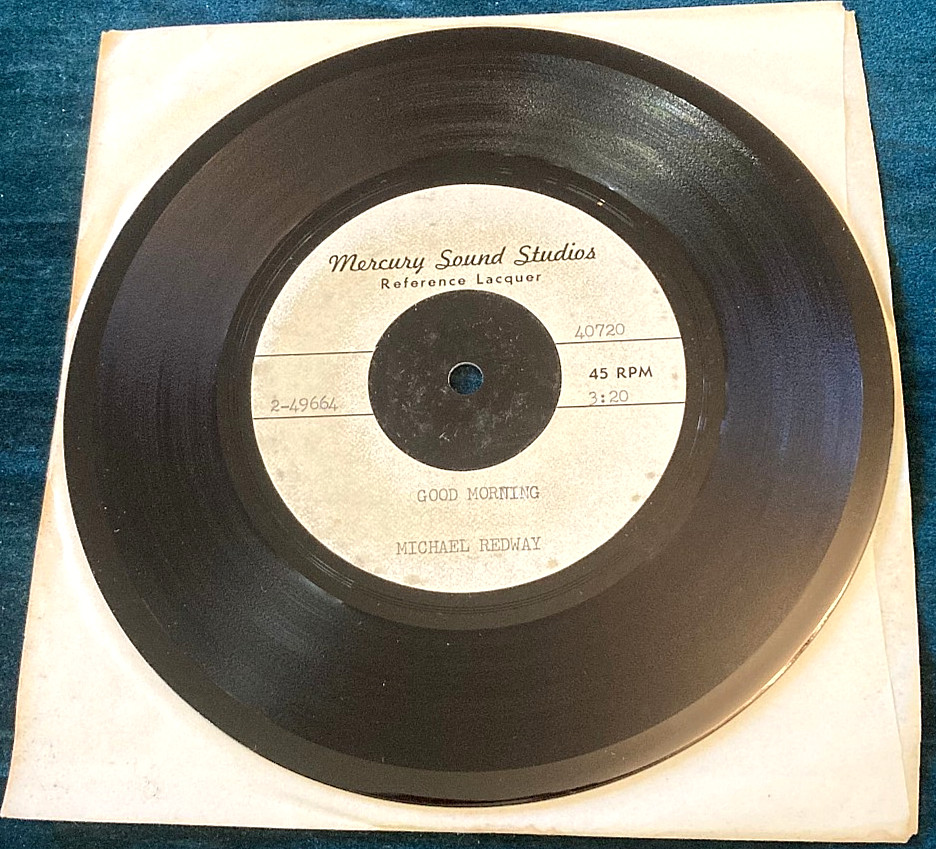 Michael Redway: Good Morning one sided acetate 45 Mercury VG+