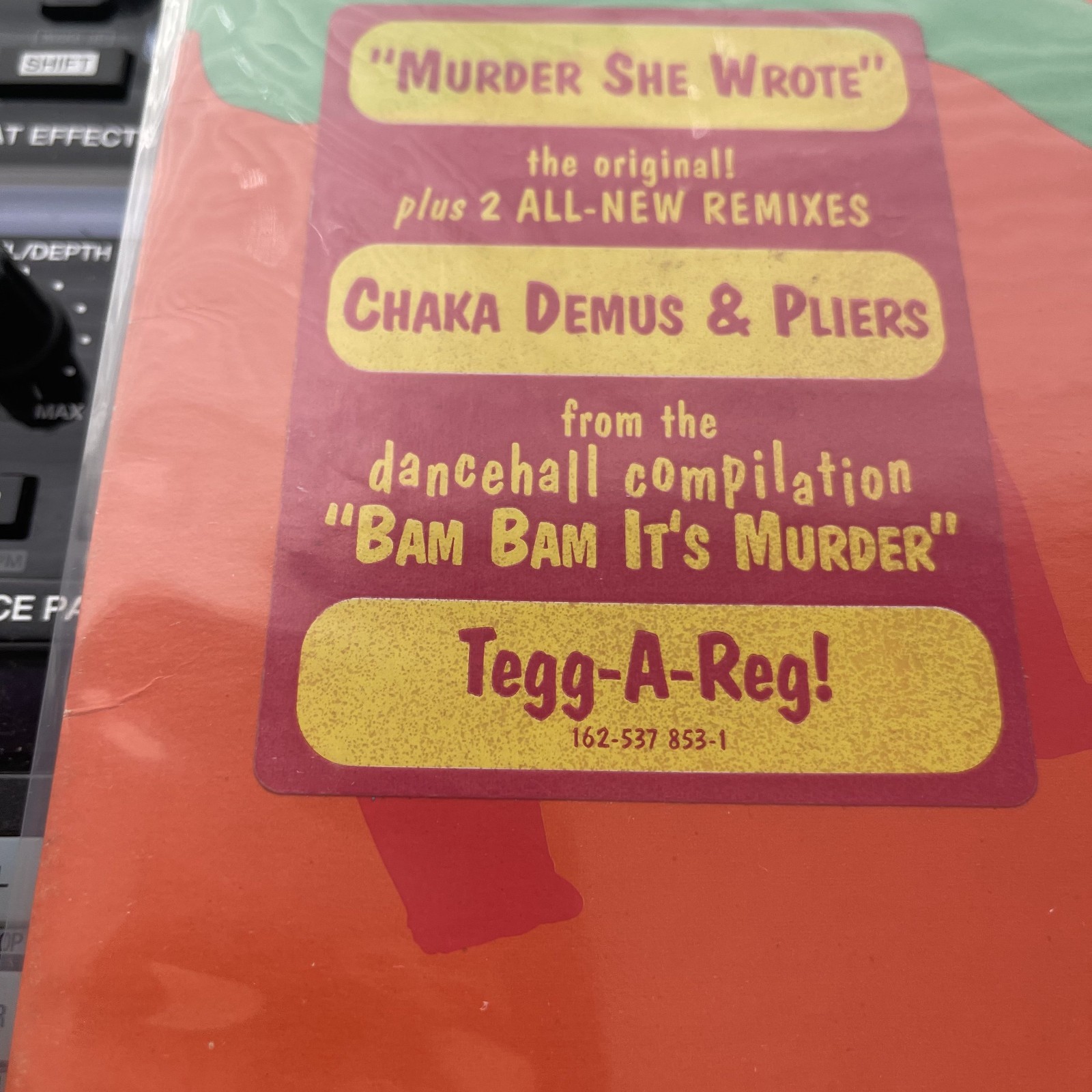 Chaka Demus & Pliers ‎– Murder She Wrote OG 1992 Press 12″ In OG Cover VG+/VG+