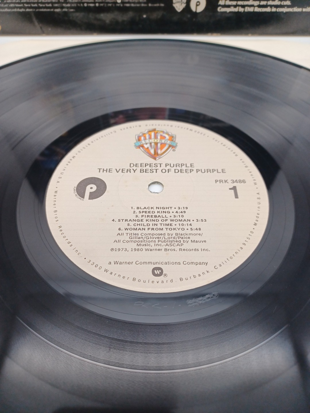 Dwwpest Purple: The Very Best Of Deep Purple Vinyl Record LP PRK 3486