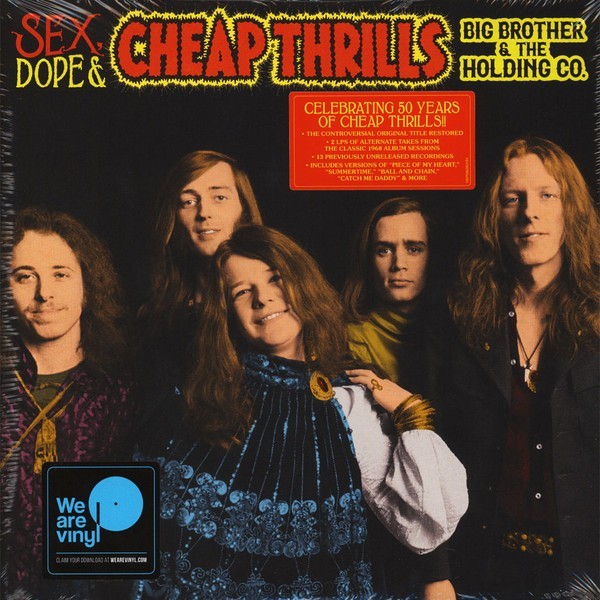 Janis Joplin & Big Brother ‎-Sex Dope Cheap Thrills 2 LP SEALED NEW VINYL RECORD