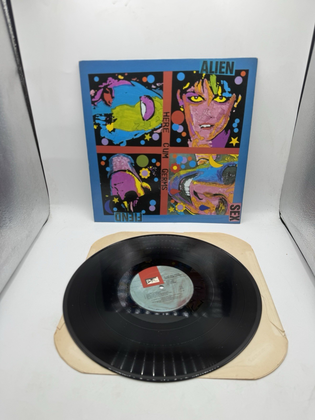 Alien Sex Fiend Here Cum Germs 1987 US LP PVC Goth Rock EX