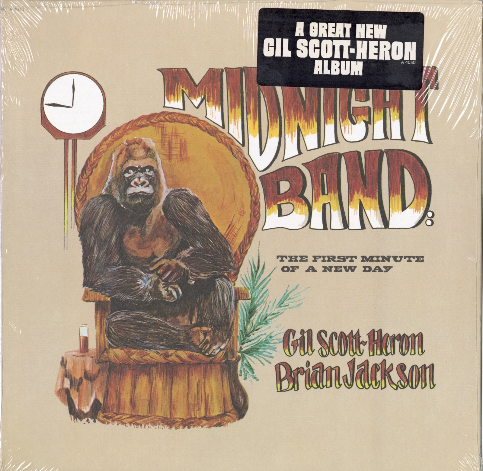 Original Gil Scott-Heron/Brian Jackson Midnight Band Sealed Lp On Arista 4030