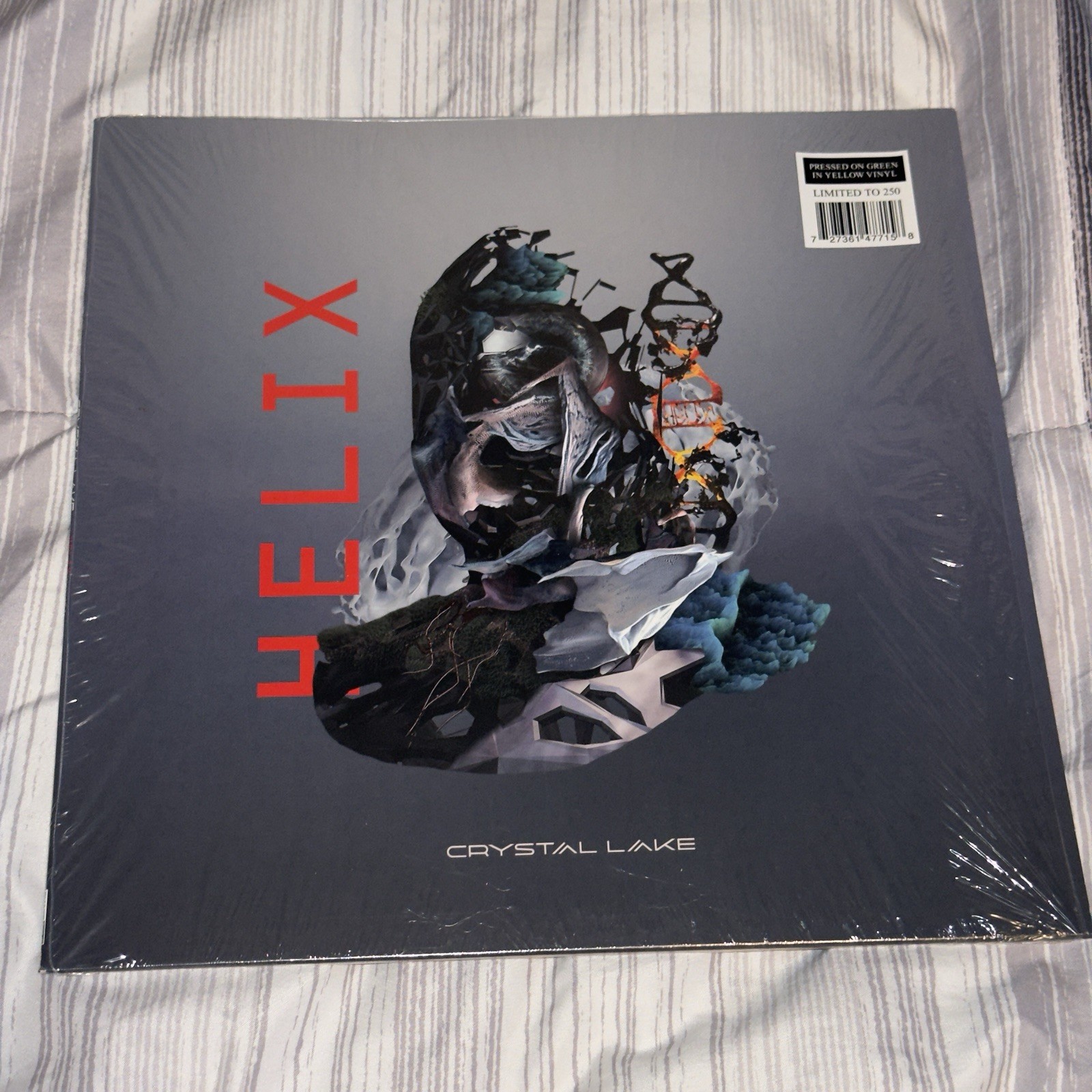 Crystal Lake – Helix LP Green In Yellow Colored Vinyl Limited to 250