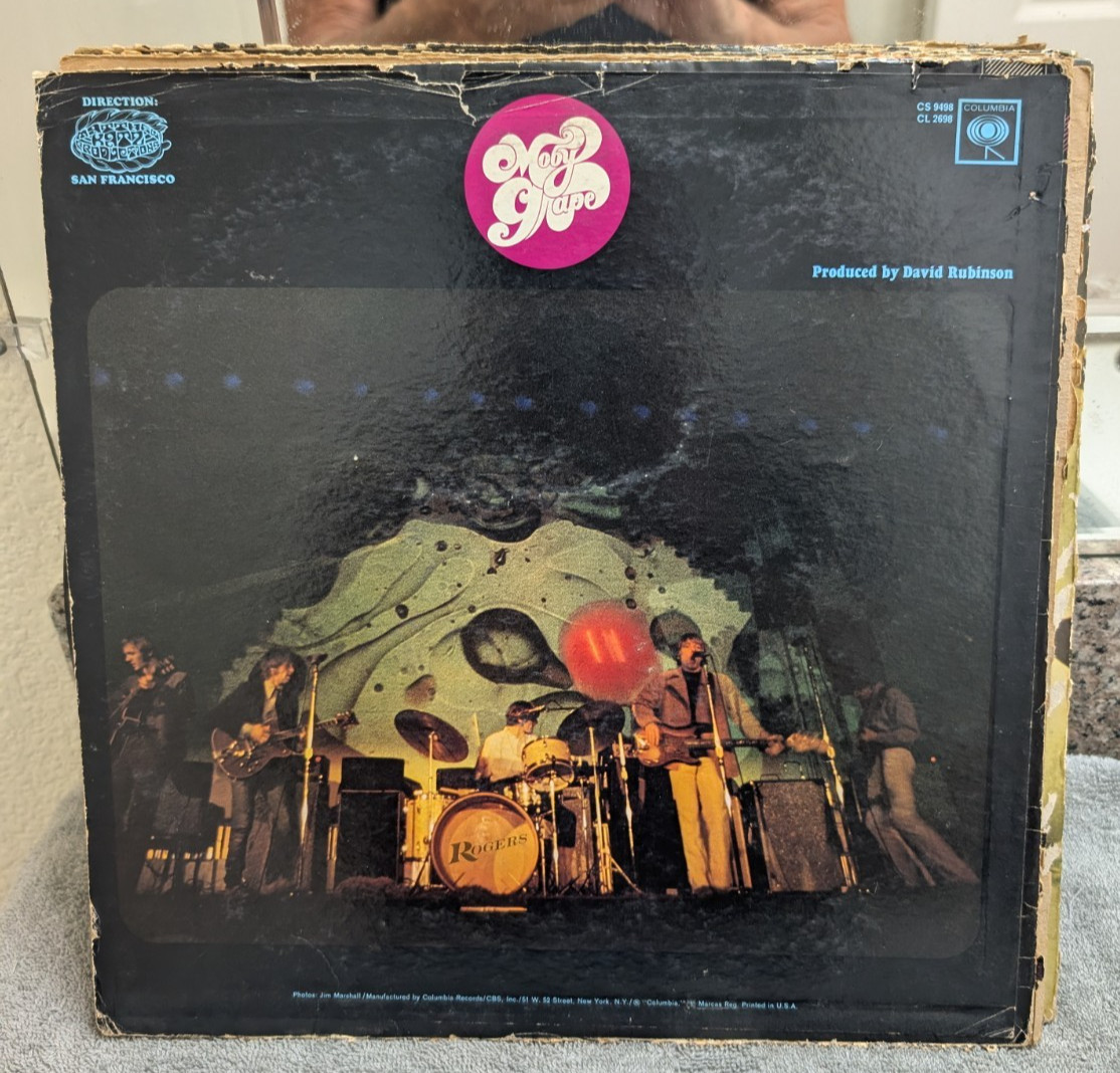 Moby Grape self titled debut LP 1960s pressing Hey Grandma