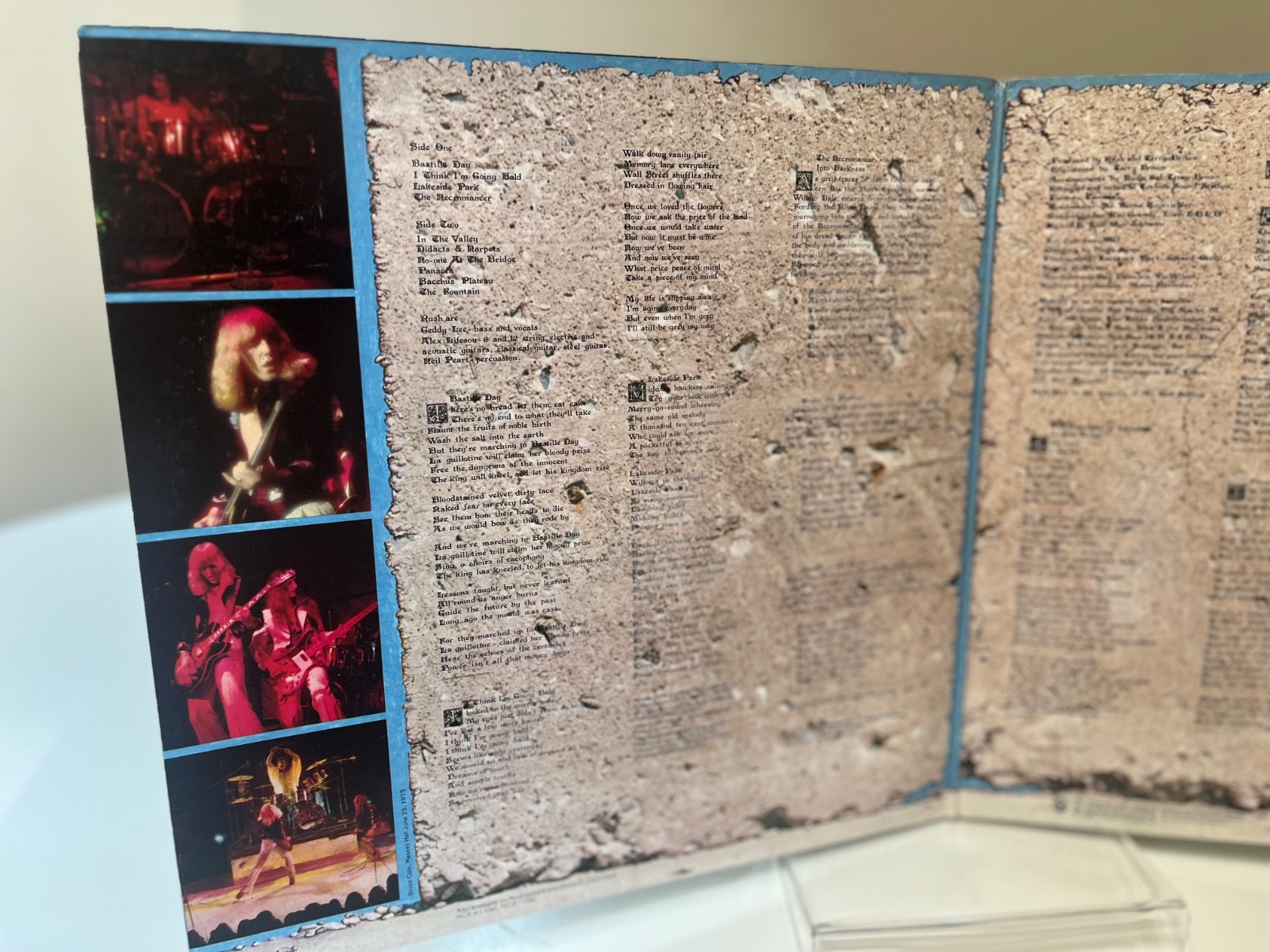 Rush Caress of Steel Vinyl LP 1981