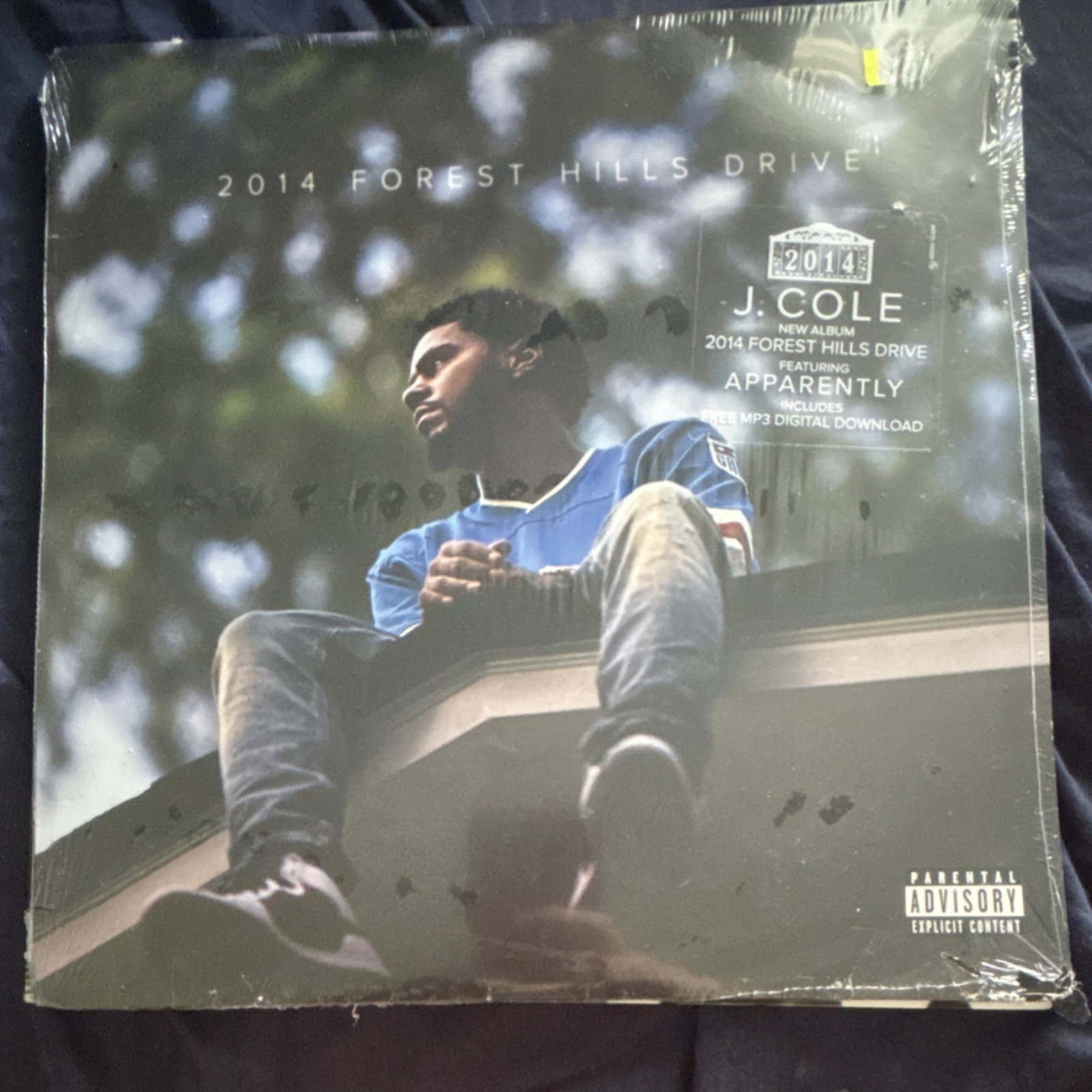 J. Cole 2014 Forest Hills Drive Double LP Vinyl Record Parental Advisory