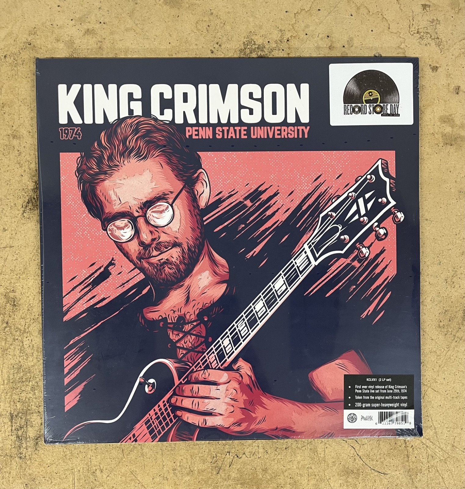 KING CRIMSON LIVE PENN STATE UNIVERSITY 1974 NEW SEALED 2 LP VINYL RSD 26 FRIPP