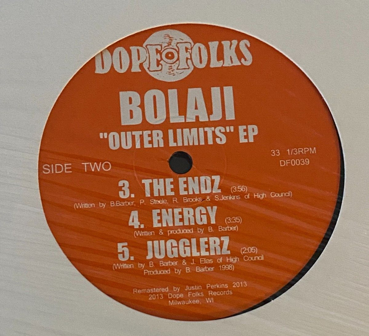 BOLAJI Outer Limits EP 12″ SEALED Dope Folks Hip Hop Underground Rap
