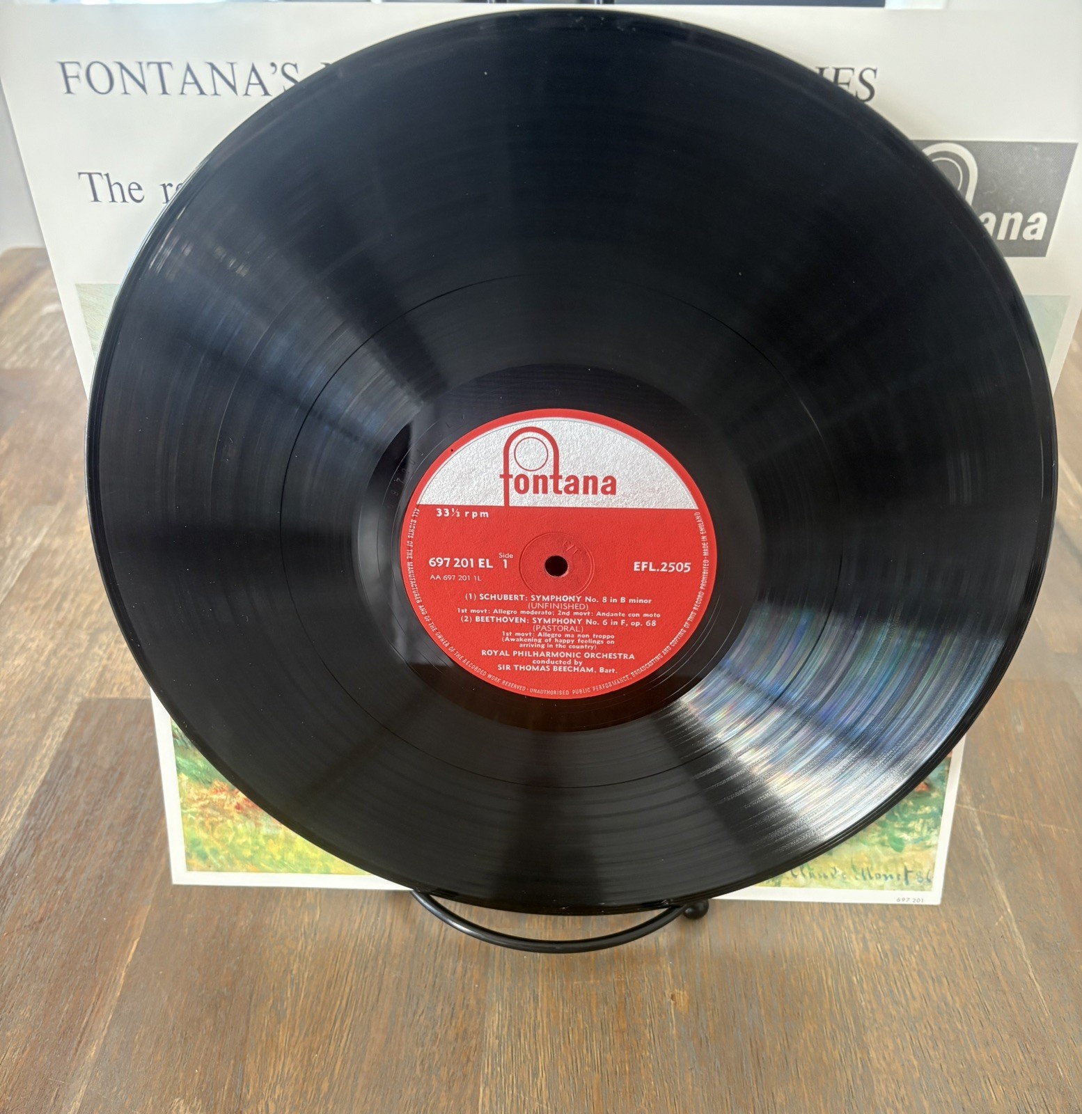 Schubert Beethoven limited vinyl – Collectible vinyl- made in England.Fontana