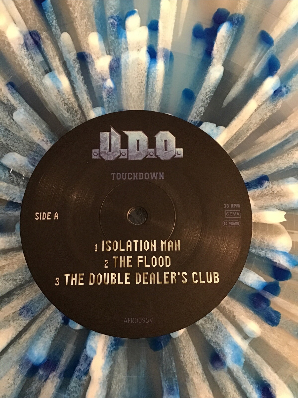 Vinyl Records – U.D.O.- Touchdown- Limited Edition Splatter Pressing, New Signed
