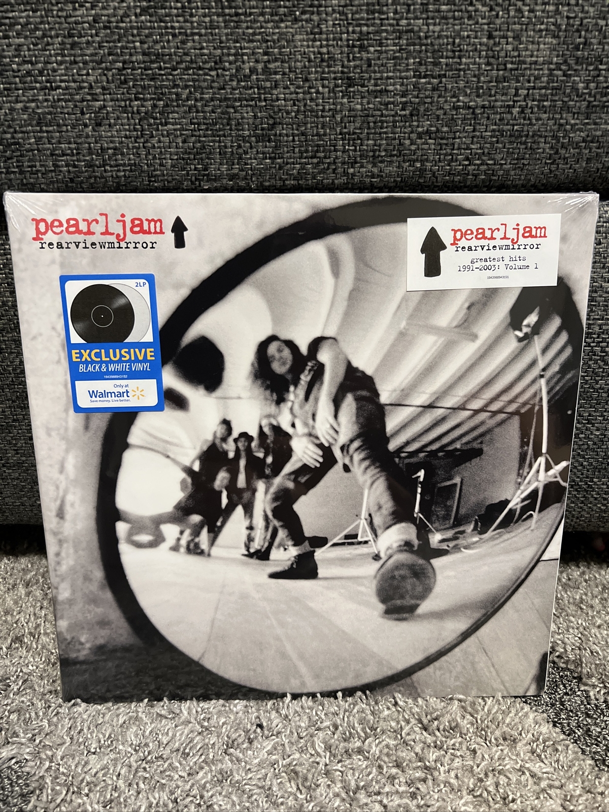 SEALED Pearl Jam RearViewMirror Double LP Vol 1 NEW Black White Color Vinyl