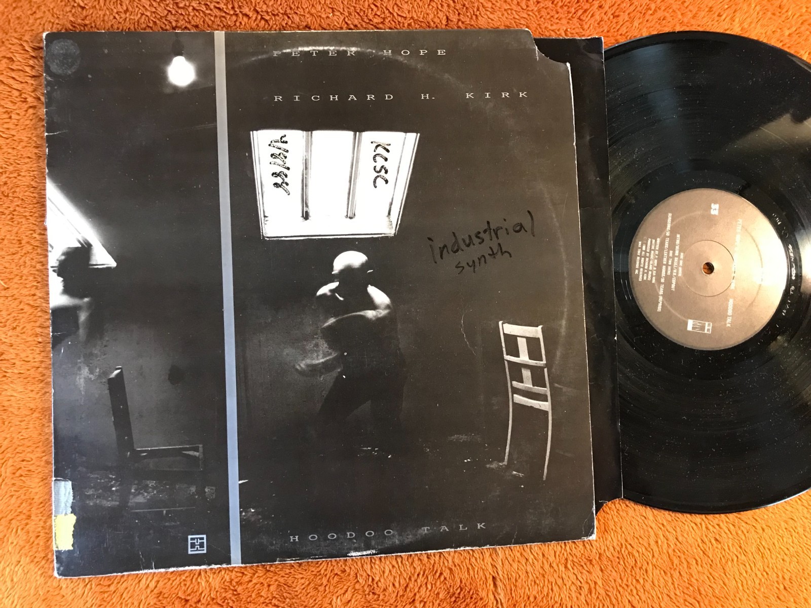 Peter Hope & Richard H. Kirk Hoodoo Talk LP 1988 Wax Trax post punk cabaret volt