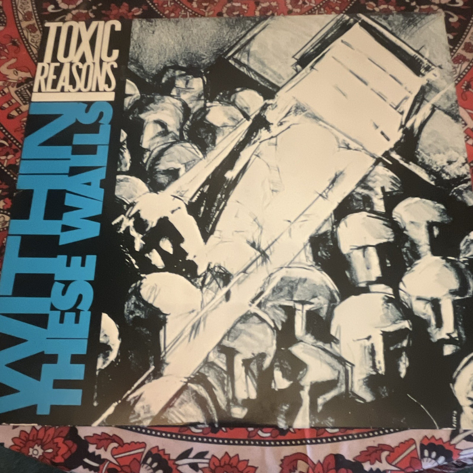 Toxic Reasons Within These Walls 12″ Black Vinyl LP 1988 Rough Trade Punk