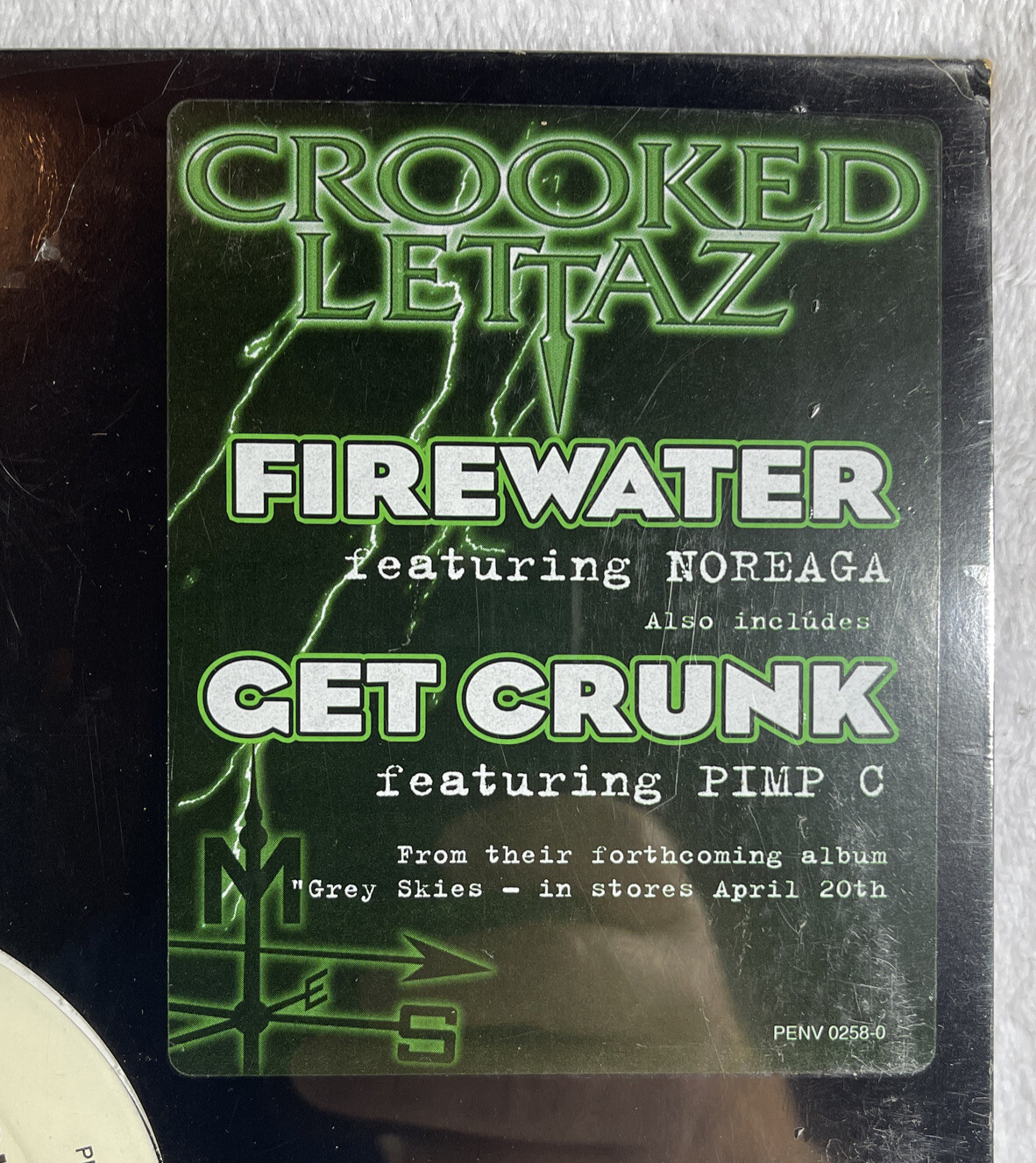 Vintage 1999 Crooked Lattaz LP Album Firewater Get Crunk Noreaga New Sealed