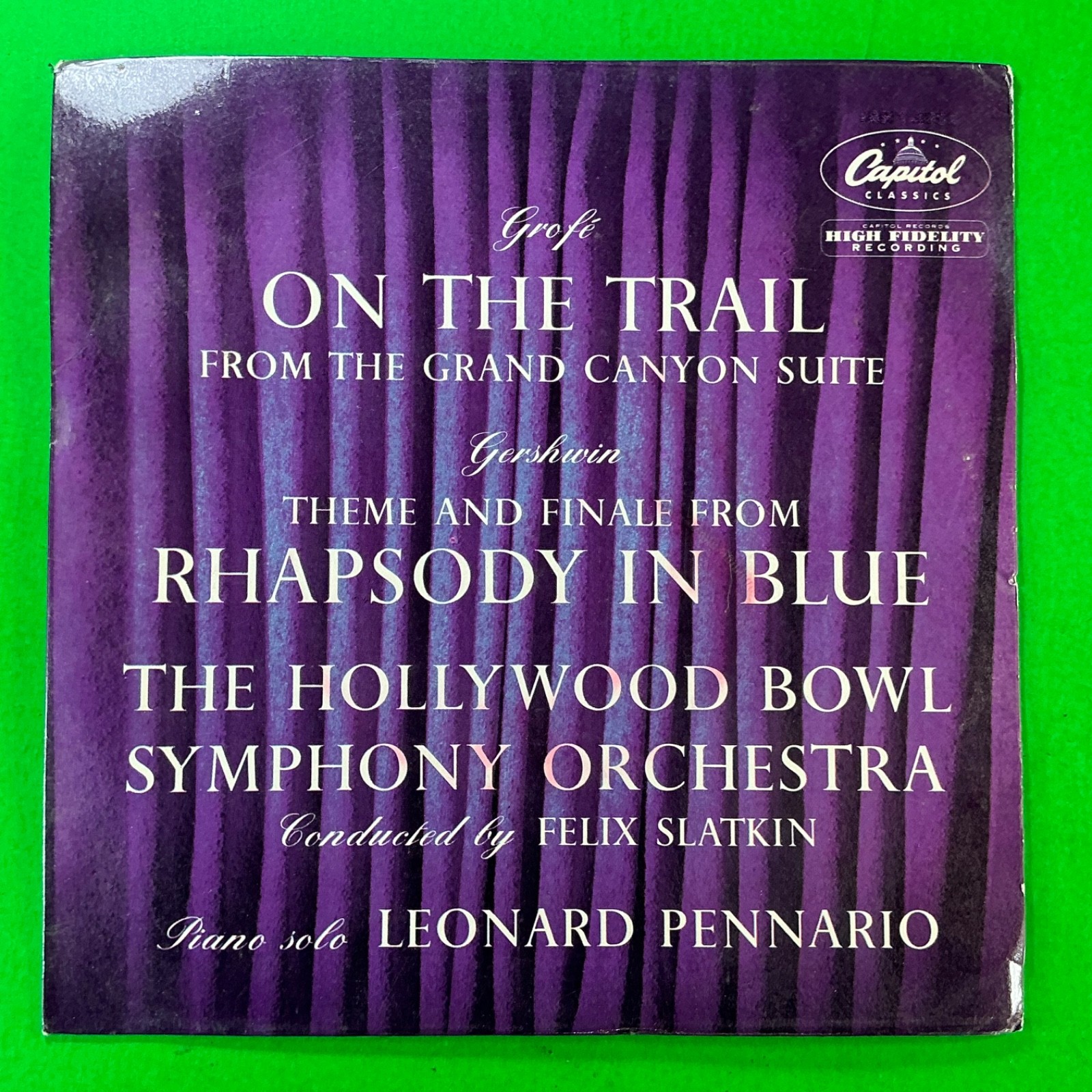On the Trail, Hollywood Bowl Symphony Orchestra, 7″ Vinyl Single Record